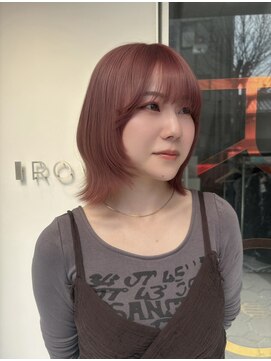 イロウ 山口どうもん店(IROW) ケアブリーチピンクベージュ【山口】