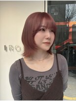 イロウ 山口どうもん店(IROW) ケアブリーチピンクベージュ【山口】
