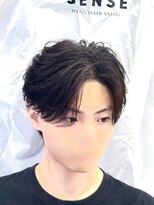 メンズヘアセンス 渋谷(MEN'S HAIR SENSE)&nbsp;ニュアンスパーマ/センターパート/メンズ/眉毛/フェザーパーマ