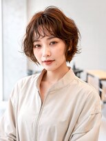 ルービック 豊中(Rubik's) ふんわりパーマで大人可愛いショートボブ