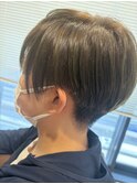 7月　耳だし刈り上げ　さっぱりショート