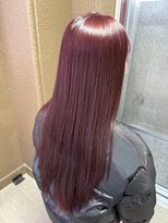 カミエ(kamie) ブラウンロングの艶感を引き出すカット×カラー×トリートメント