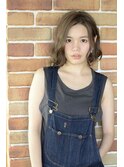 【センター南チアフル】透明感のあるミディアムスタイル