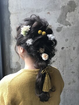 ククー ヘアーアンドメイクアップ(COU COU) あみおろしヘア