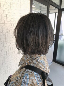 テラスヘア 新潟駅南(TERRACE hair) 透明感オリーブグレージュ(ブリーチなし)