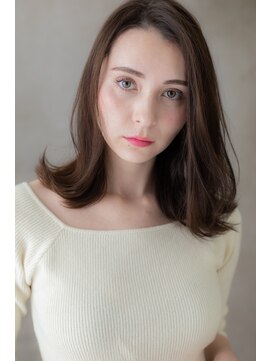 カバーヘア ブリス 戸田公園西口店(COVER HAIR bliss) □ヘーゼルベージュ小顔くびれミディ205★戸田公園20代30代40代