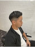 かき上げヘアショートレイアーくせ毛風パーマコンマヘア996