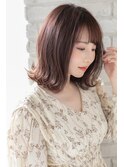 【canon 下北沢】ニュアンスカラーの外ハネ小顔ボブ