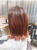 グラデーションレッドカラー◎