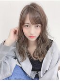 ◆大人ゆるふわミディアム【デジタルパーマok/ハイトーン】