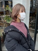 ヘアー アイス ルーチェ(HAIR ICI LUCE)&nbsp;イラリングカラー　ベージュカラー　オレンジカラー　/中西