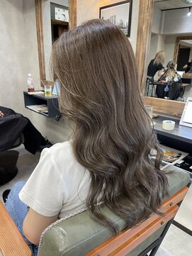 サニー 渋谷(SUNNY) グレーベージュニュアンスカラーアッシュミルクティー