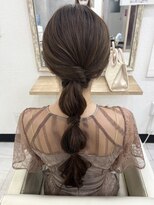 プティクローシェ バイ クオーレ(petite cloche by CUORE)&nbsp;編みおろし お呼ばれヘア