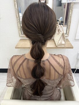 プティクローシェ バイ クオーレ(petite cloche by CUORE) 編みおろし お呼ばれヘア