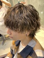 ウェイビーエフティフィフス 横浜西口(WAVEY ft.fifth) ツイストスパイラルパーママッシュウルフツイストパーマメンズ