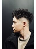 フェード アイロンパーマ ビジネス七三