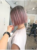 ケアブリーチ×ケアカラー×ピンクバレイヤージュ（表参道）