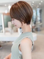 オースティン 調布アミックス(AUSTIN)&nbsp;大人かわいい前髪セシルカットココアブラウンフリンジウェーブ