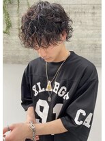 オーウェル 銀座(Owelle)&nbsp;銀座 Cheri 波巻きパーマ×マッシュレイヤー