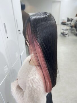 リグ 横浜(Lig.) インナーカラー/ピンクカラー/インナーカラー/ケアブリーチ