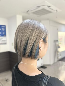 リッシュ 東松戸店(RISHE) ミニボブ+インナーブルー