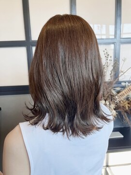 セジールへアメゾン(SAISIR HAIRMAISON) デザインカラー/レイヤーカット/ウェットヘア/オリーブベージュ