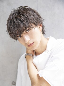 シティ(CITY) 【小久保style】ベリーショートニュアンスパーマグレーベージュ