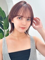 ラフィス ヘアー ピース 広島祇園店(La fith hair peace) 【La fith】くびれボブ×シースルバング