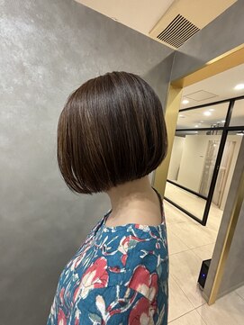 ロウ 町田(ROW) ハイライト×オレンジブラウン