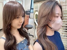 《*ナチュラルで可愛い、ブラウンのグレージュカラー*》学生に人気のある今流行りのヘアデザイン