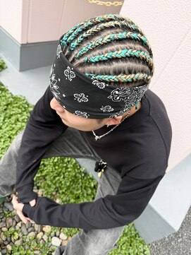 メンズサロンロス(LOSS) コーンロウ/8本/刈り上げアリ