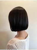 ボブのナチュラル縮毛矯正