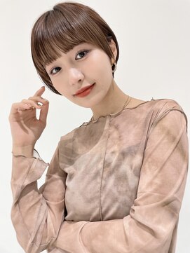 コモダ 神戸三宮(comoda) ショートヘア / ベージュ / 丸みショート