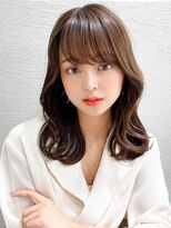 アフロート エル 大阪(AFLOAT L)&nbsp;ミディアムウルフひし形シルエットひし形ボブヨシンモリ