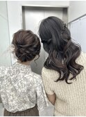long  hair arrange
