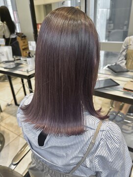 ネオリーブギンザ 銀座店(Neolive GINZA) ラベンダーグレージュ×外ハネミディアム【銀座駅】片桐