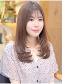 美髪レイヤーカット*顔まわりレイヤー*くびれミディアムレイヤー