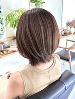 イーエム 自由通り店(e.m.)&nbsp;白髪ぼかしハイライト/くびれヘア