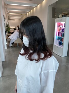 カッツ 駅家店(CUT S) 毛先カラー