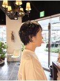 クセ毛ショート