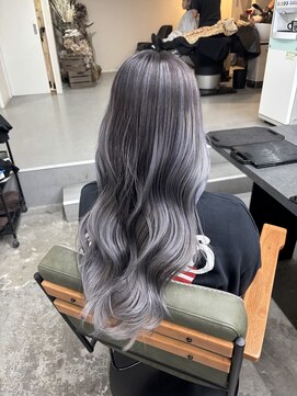 ニコ(nico...) ハイライト×バレイヤージュ（シルバー）