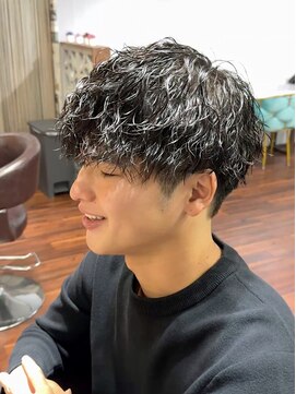 リ メイロ(Re.Meiro) ツイストスパイラルマッシュ【メンズ/パーマ/眉毛/沖縄市/美里】