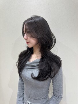 シェノン サントル(CHAINON CENTRE) 黒髪/クラゲヘアー/オリーブグレー/小顔/ココアベージュ/梅田