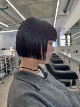 テンション(tension) コンパクトボブミニボブ髪質改善縮毛矯正札幌駅大通バスセンター