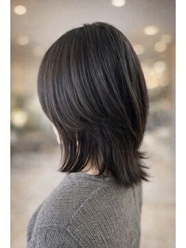 クオリス 上板橋店(QUALIS) カット＋艶色ダークグレージュカラー＋うるツヤトリートメント