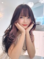 モナザスカイ 栄(MONA the SKY)&nbsp;【MONA】インナーカラー/ロングレイヤー/韓国風巻き!アンブレラ