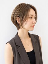 ヘアーメイク トレコローリ(hair make trecolori)&nbsp;【trecolori 津田沼】大人上品ショートボブ