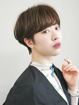 インセプション 銀座(INCEPTION) 切りっぱなしショート・ボブ/絶壁解消/前髪なし/40代/30代/丸顔