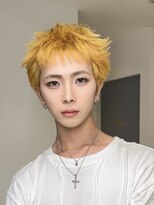 ザシェノンアオヤマ(THE CHAINON AOYAMA) スパイキーショート×イエローブロンド