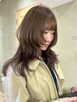 ローレンアオ(LOREN AO)&nbsp;ハッシュカット/グレージュ/デザインカラー/栄矢場町